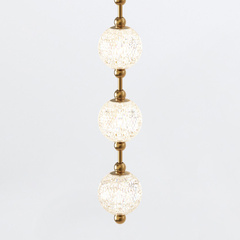 Lampa wisząca LED Marni - Naturalny mosiądz