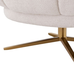 Krzesło obrotowe Eichholtz Sunset Lyssa off-white