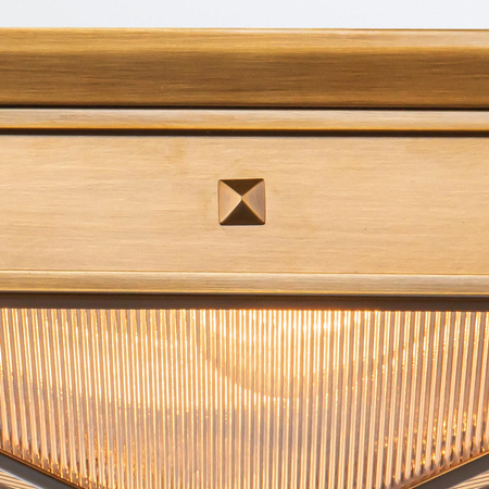 Plafon Cairo - 2 źródła światła - Vintage mosiądz