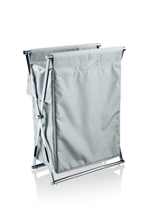 Kosz na pranie Decor Walther Chrom / trzcinowy szary