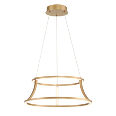 Żyrandol Cadoux - Szczotkowane złoto