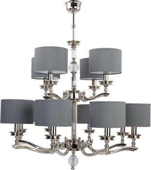 Żyrandol TIV-ZW-8+4 (N) - TIVOLI - Kutek Mood - My Honey Home