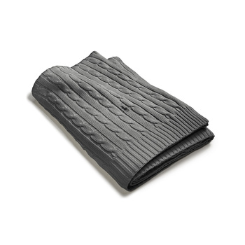 Pled Ralph Lauren Cable Charcoal