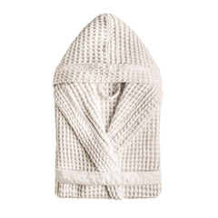 Szlafrok Kąpielowy (Z Kapturem) Graccioza Aura XL Natural