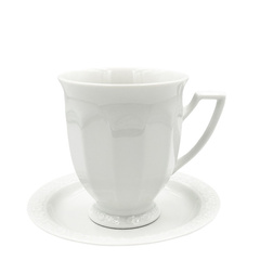 Kubek mały z podstawkiem Biała Maria