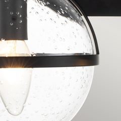 Kinkiet Hollis - 2 źródła światła - Czarny