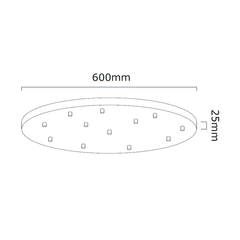 Lampa wisząca Ero XII Cromo 60