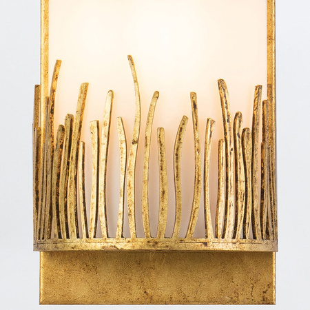 Kinkiet Sawgrass - 1 źródło światła - Płatkowe złoto