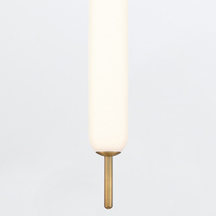 Lampa wisząca Cumberland - 1 źródło światła - Szczotkowane złoto