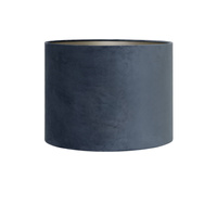 WELUROWY ABAŻUR  BLUE - 30X30X21CM - LIGHT&LIVING - MY HONEY HOME