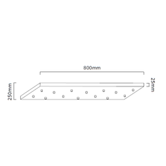 Lampa wisząca Ero XIV Cromo 80x25