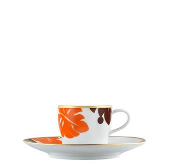 FILIŻANKA DO ESPRESSO ZE SPODKIEM AURÉOLE/COLORÉE FÜRSTENBERG