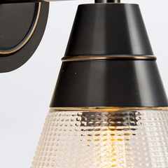 Kinkiet Willard - 1 źródło światła - Miejski brąz