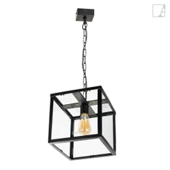 Lampa wisząca Authentage Vitrine latarnia - 1 źródło światła