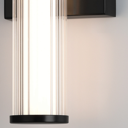 Mały kinkiet LED Fayton - Matowa czerń