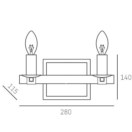 Kinkiet PORTLAND - My Honey Home