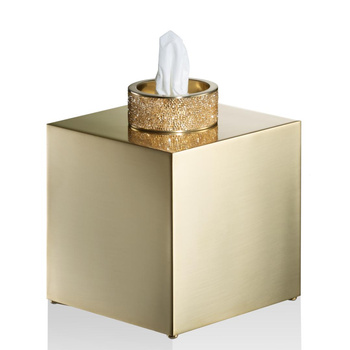 Pudełko na chusteczki Decor Walther złoty mat 24 Karat