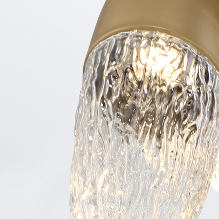 Lampa wisząca Ecrou - Szczotkowane złoto