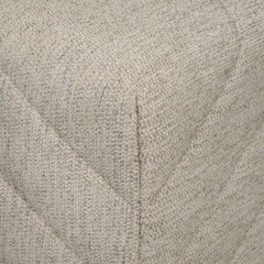 Pufa Avellino splendor light grey Eichholtz