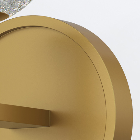 Kinkiet LED Marni - Naturalny mosiądz