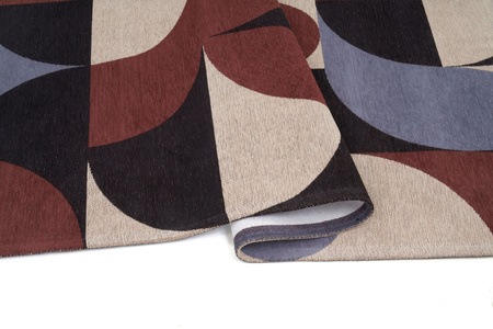 DYWAN DECO BLUE COPPER ART DECO 160 X 230 CM FARGOTEX - MY HONEY HOME