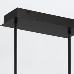 Mała lampa wyspowa Inizio - Matowa czerń