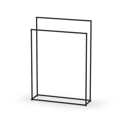 Stojak na ręcznik Decor Walther Czarny mat