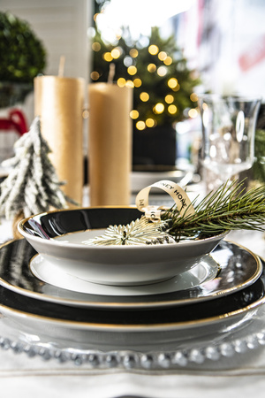 ŚWIECA - ZŁOTA - 10X28CM - SHISHI - MY HONEY HOME