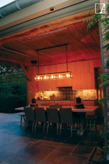 Lampa wisząca Authentage Vitrine na długim łańcuchu