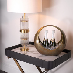 Cooler na Wino Eichholtz Leung vintage brass finish