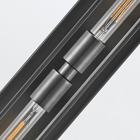 Kinkiet Henri - 2 źródła światła - Oksydowana czerń