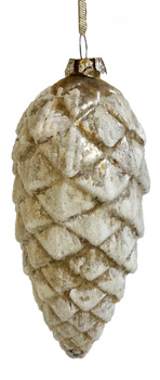 DEKORACJA ŚWIĄTECZNA SZYSZKA - 15 CM - SHISHI - MY HONEY HOME