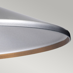 Latarnia wisząca Klampenborg - 1 źródło światła - Srebrna