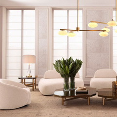 Lampa stołowa Eichholtz Stilla z antycznym mosiądzem z abażurem