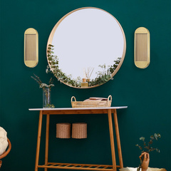 Średni kinkiet LED Palais - Vintage mosiądz