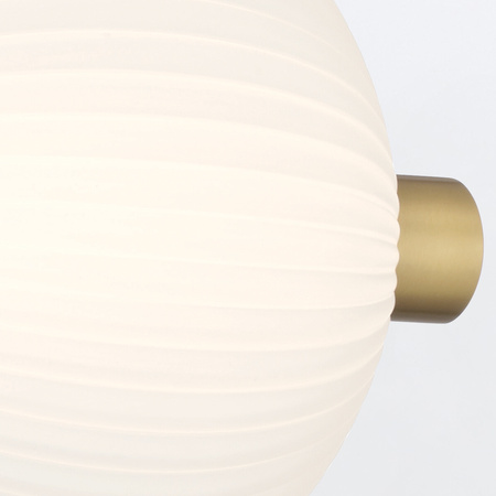 Kinkiet Palams - 3 źródła światła - Szczotkowane złoto