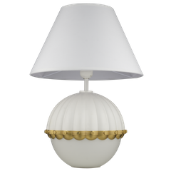 Lampa stołowa CosmoLight PRALINES T01268WH