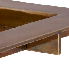 Taca Moro vintage brass finish