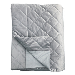 PLED PIKOWANY - SZARY WELUR - 160 x 240 - MY HONEY HOME COLLECTION