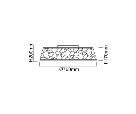 Plafon Forina Bianco PL Orlicki Design