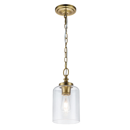 Lampa wisząca Hounslow - 1 źródło światła - Oksydowany mosiądz