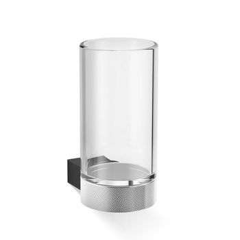 Kubek ścienny Decor Walther czarny mat / chrom