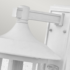 Duża latarnia naścienna Freeport - 1 źródło światła - Teksturowana czerń