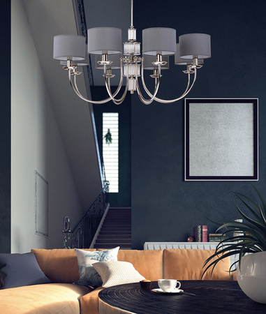 LAMPA WISZĄCA CERO - MOSIĄDZ NIKLOWANY -  KUTEK MOOD - MY HONEY HOME