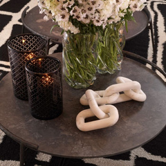 Dekoracja Eichholtz Salda z białego marmuru