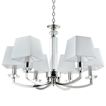 Lampa wisząca DUBAI P06346NI-WH