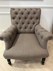 Fotel Walmer Tweed tkanina Ralph Lauren