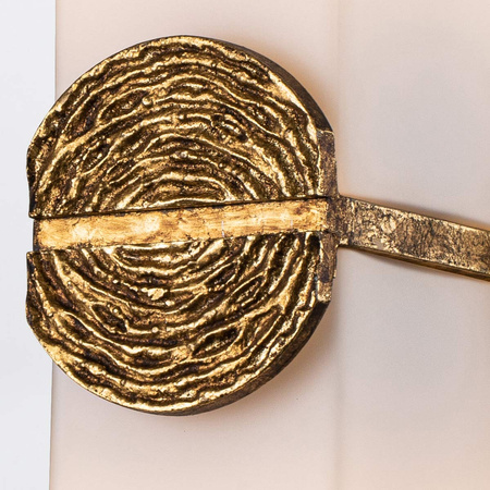 Kinkiet Elan - 2 źródła światła - Płatkowe złoto