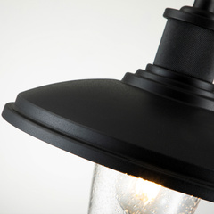 Średnia latarnia naścienna Allenbury - 1 źródło światła - Teksturowana czerń