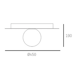 Plafon CAPE TOWN C01933BK